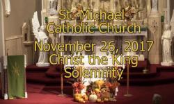 Mass from Sunday, November 26 2017