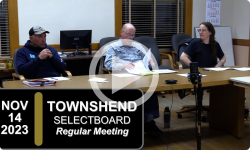 Townshend Selectboard: Townshend SB Mtg 11/14/23
