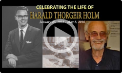 Celebrating the life of Harald Holm