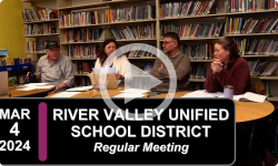 River Valleys Unified School District: RVUSD Bd Mtg 3/4/24