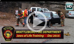 Brattleboro Fire Dept: Jaws of Life Training Exercise - Dec 2015