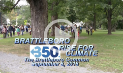 Brattleboro Rallies: 350 Brattleboro Rise for Climate