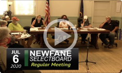 Newfane Selectboard: Newfane SB Mtg 7/6/20
