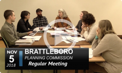 Brattleboro Planning Commission Mtg 11/5/18