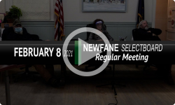 Newfane Selectboard: Newfane SB Mtg 2/8/21