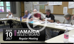 Jamaica Selectboard Mtg 7/10/17