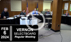 Vernon Selectboard: Vernon SB Mtg 2/6/24