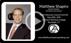 VT Youth Advocacy Council: Matthew Shapiro YAC Summit Keynote 5/30/19
