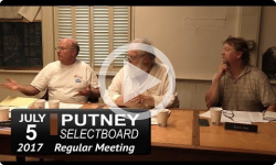 Putney Selectboard Mtg 7/5/17