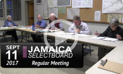 Jamaica Selectboard Mtg 9/11/17