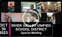 River Valleys Unified School District: RVUSD Special Mtg 10/30/23