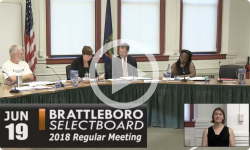 Brattleboro Selectboard Meeting 6/19/18