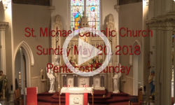 Mass from Sunday, May 20, 2018