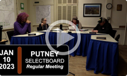Putney Selectboard: Putney SB Mtg 1/10/24