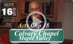Calvary Chapel: Acts Chp18