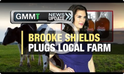 GMMT: Brooke Shields Plugs Local Farm 12/2/16 (News Clip)