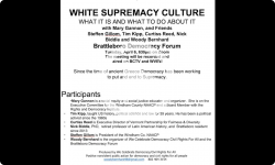 Brattleboro Democracy Forum: White Supremacy Culture