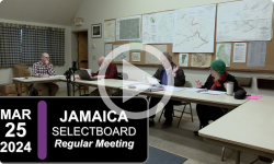 Jamaica Selectboard: Jamaica SB Mtg 3/25/24