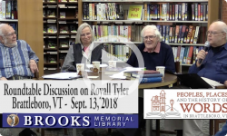 Brattleboro Words Project: Roundtable Discussion of Royall Tyler