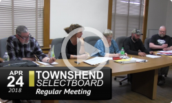 Townshend Selectboard Meeting 4/24/18