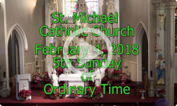 Mass from Sunday, February 4, 2018