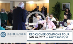 Bernie in Bratt: Red Clover Commons Tour 1/26/18
