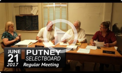 Putney Selectboard Mtg 6/21/17