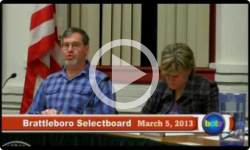 Brattleboro Selectboard Mtg: 3/5/2013