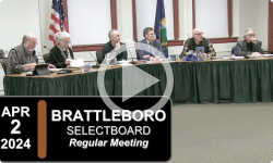 Brattleboro Selectboard: Bratt SB Mtg 4/2/24