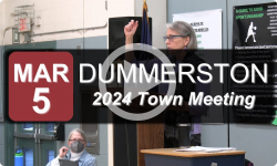 Dummerston Town Meeting: 2024 Dummerston Town Meeting 3/5/24