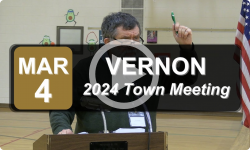 Vernon Town Meeting: 2024 Vernon Town Meeting 3/4/24