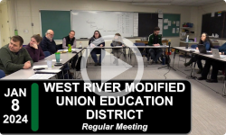 West River Education District: WRED Bd Mtg 1/8/24