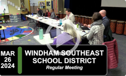 Windham Southeast School District: WSESD Mtg 3/26/24