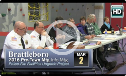 Brattleboro Pre-Special Rep Town Mtg Info Session 3/2/16