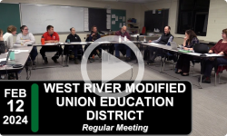 West River Education District: WRED Bd Mtg 2/12/24