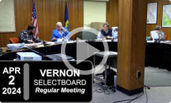 Vernon Selectboard: Vernon SB Mtg 4/2/24