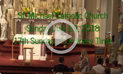 Mass from Sunday, July 29, 2018