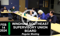 Windham Southeast Supervisory Union: WSESU Bd Mtg 2/14/24