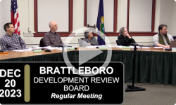 Brattleboro Development Review Board: Bratt DRB Mtg 12/20/23
