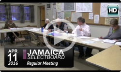 Jamaica Selectboard Mtg 4/11/16