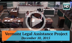 Vermont Legal Assistance Project 12/10/15
