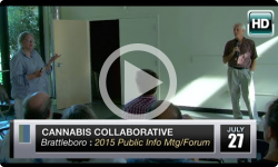 VT Cannabis Collaborative: Presentation & Forum in Brattleboro 7/27/15