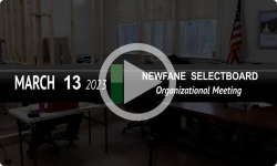 Newfane Selectboard: Newfane SB Re-Org Mtg 3/13/23