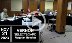 Vernon Selectboard: Vernon SB Mtg 11/21/23