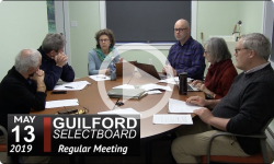 Guilford Selectboard Mtg 5/13/19