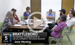 Brattleboro Planning and DRB Joint Meeting 9/5/185 loc