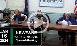 Newfane Selectboard: Newfane SB Mtg 1/16/24