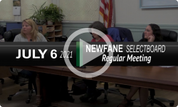 Newfane Selectboard: Newfane SB Mtg 7/6/21