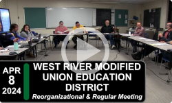 West River Education District: WRED Reorganizational & Annual Mtg 4/8/24