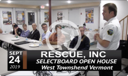 Rescue Inc Selectboard Open House 9/24/19
